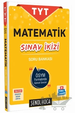 TYT Matematik Sınav İkizi Soru Bankası – Kolektif – Şenol Hoca Yayınları kitap kapağı