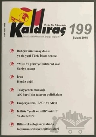 Kaldıraç Dergisi Sayı: 199 Şubat 2018 – Kaldıraç Yayınevi kitap kapağı