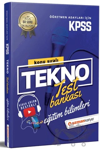 2021 KPSS Tekno Konu Konu Test Bankası - Eğitim Bilimleri Tüm Dersler – Kolektif – Uzman Kariyer Yayınları kitap kapağı