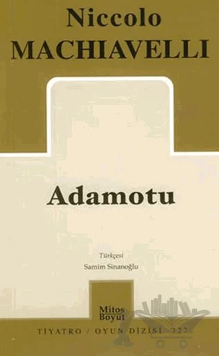Adamotu – Niccolo Machiavelli – Mitos Boyut Yayınları kitap kapağı