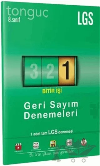 LGS Geri Sayım Denemeleri 1 – Kolektif – Tonguç Akademi kitap kapağı