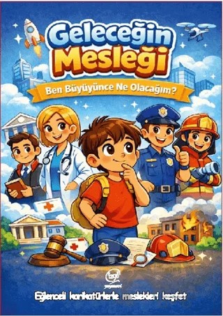 Geleceğin Mesleği - Ben Büyüyünce Ne Olacağım? – Ece Oğuz – Çizge Yayınevi kitap kapağı