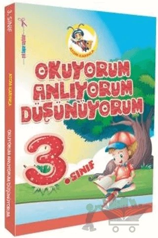 Atom Karınca 3. Sınıf Okuyorum Anlıyorum Düşünüyorum – Kolektif – Atom Karınca Yayınları kitap kapağı