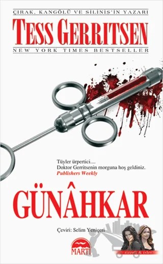 Günahkar (Özel Baskı) – Tess Gerritsen – Martı Yayınları kitap kapağı
