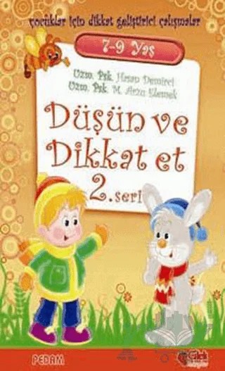Düşün ve Dikkat Et 2. Seri 7-9 Yaş – Hasan Demirci – Çilek Kitaplar kitap kapağı