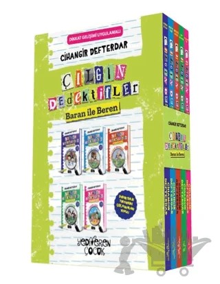 Çılgın Dedektifler Set (5 Kitap Takım) – Cihangir Defterdar – Yediveren Çocuk kitap kapağı