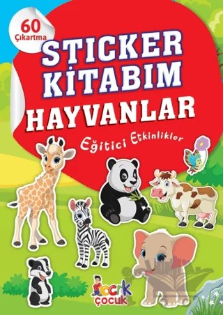 Hayvanlar - Sticker Kitabım – Kolektif – Bıcırık Yayınları kitap kapağı