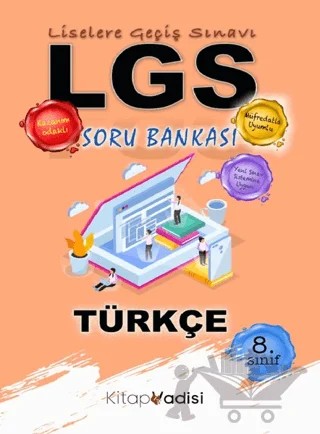 LGS 8. Sınıf Türkçe Soru Bankası – Kolektif – Kitap Vadisi Yayınları kitap kapağı