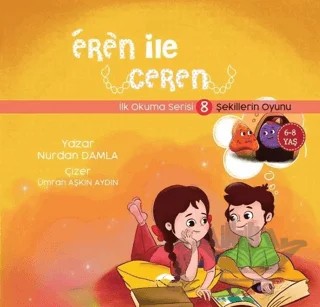 Şekillerin Oyunu - Eren İle Ceren İlk Okuma Serisi 8 – Nurdan Damla – Motto Yayınları kitap kapağı