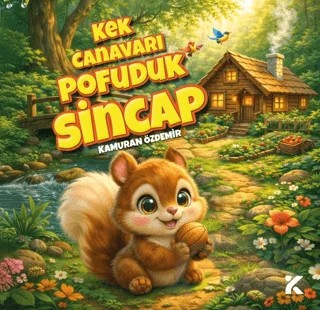 Kek Canavarı Pofuduk Sincap – Kamuran Özdemir – Kiba Yayımcılık kitap kapağı