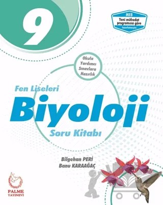 Palme 9. Sınıf Fen Liseleri Biyoloji Soru Kitabı – Banu Karaağaç, Bilgehan Peri – Palme Yayınları kitap kapağı
