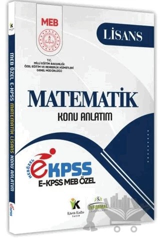 2026 EKPSS Lisans Matematik MEB Özel Konu Anlatımı Kitabı – Kolektif – Ketebe Yayınları kitap kapağı