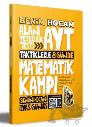 AYT Taktiklerle 8 Günde Matematik Kampı – İlyas Güneş – Benim Hocam Yayınları kitap kapağı