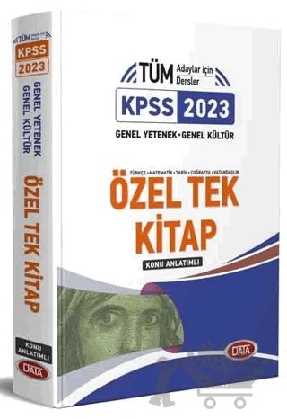2023 KPSS Genel Yetenek - Genel Kültür Tek Kitap – Kolektif – Data Yayınları kitap kapağı