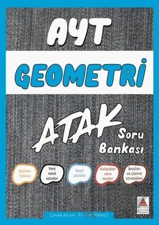 AYT Geometri Atak Soru Bankası – Çınar Aslan, Tuncay Birinci – Delta Kültür Yayınevi kitap kapağı