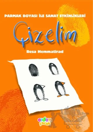 Çizelim - Parmak Boyası İle Sanat Etkinlikleri – Reza Hemmatirad – Erdem Çocuk kitap kapağı