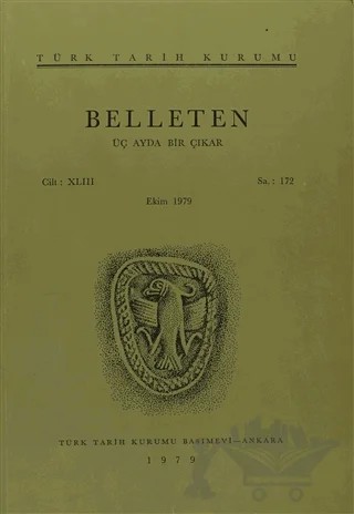 Belleten Sayı: 172 Cilt: 43 – Türk Tarih Kurumu Yayınları kitap kapağı
