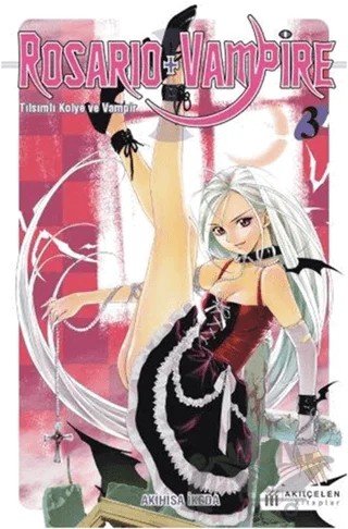 Rosario + Vampire - Tılsımlı Kolye ve Vampir 3 – Akihisa İkeda – Akıl Çelen Kitaplar kitap kapağı