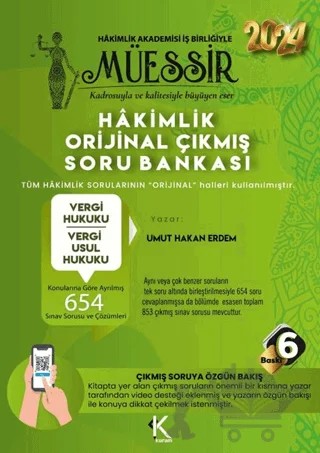 Müessir Vergi Hukuku Vergi Usul Hukuku ve Türk Vergi Sistemi – Umut Hakan Erdem – Kuram Kitap kitap kapağı