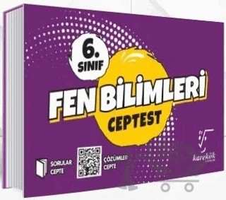 6. Sınıf Fen Bilimleri Cep Test – Kolektif – Karekök Yayıncılık kitap kapağı