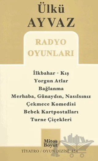 Radyo Oyunları – Ülkü Ayvaz – Mitos Boyut Yayınları kitap kapağı