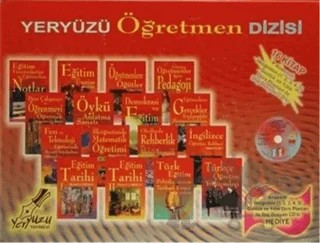 Yeryüzü Öğretmen Dizisi (16 Kitap Takım) – Ali Güler, Edwin C. Hewett, Edwin Phlip Brandon, Ellwood P. Cubberley, Frank Morton McMurry, Habibe Balcı, Hünkar Korkmaz, John Dewey, John Locke, Lale Sak, Marie L. Shedlock, Mehmet Maden, M. Sani Adıgüzel, Türkan Öcalan, William James – Yeryüzü Yayınevi kitap kapağı