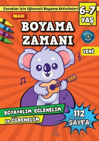 Maxi Boyama Zamanı 12 – İlhan Arlı – Maxi Yayıncılık kitap kapağı