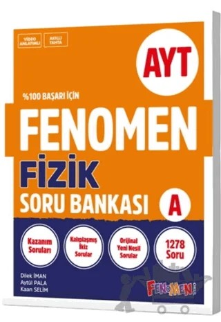 AYT Fizik A Soru Bankası – Kolektif – Fenomen Yayınları kitap kapağı