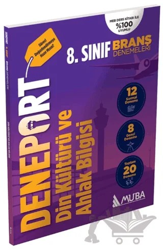 8. Sınıf Deneport Din Kültürü ve Ahlak Bilgisi Branş Denemesi – Kolektif – Muba Yayınları kitap kapağı