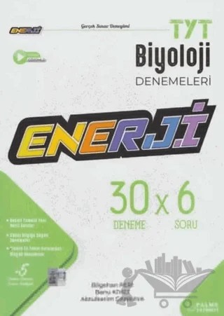 Palme YKS TYT Enerji Biyoloji 30 Deneme Sınavı Video Çözümlü – Abtulkerim Çankaya, Banu Kıyıcı, Bilgehan Peri – Palme Yayınları kitap kapağı