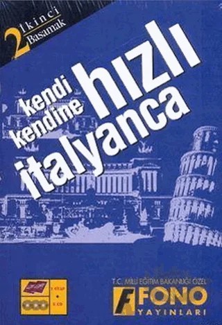 Hızlı İtalyanca 2. Basamak (2 kitap + 3 CD) – Kolektif – Fono Yayınları kitap kapağı