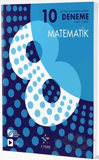 8. Sınıf Matematik 10 Deneme – Kolektif – 5 Yıldız Yayınları kitap kapağı