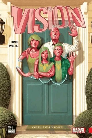 Vision – Tom King – Marmara Çizgi kitap kapağı