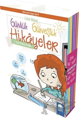 Günlük Güneşlik Hikayeler - 1. Sınıf Okuma Kitabı (10 Kitap Takım) – Celal Akbaş – Mavi Kirpi Yayınları kitap kapağı