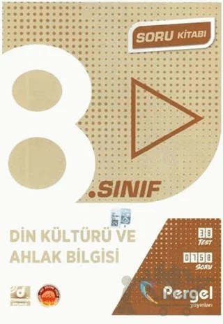 8. Sınıf Din Kültürü ve Ahlak Bilgisi Soru Bankası Kitap – Kolektif – Pergel Yayınları kitap kapağı