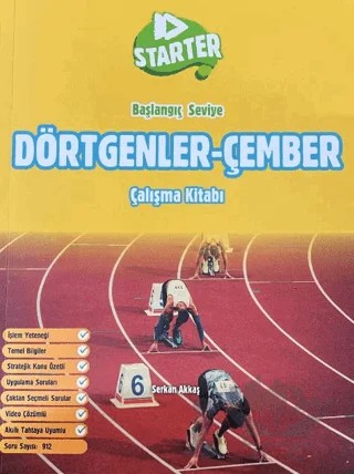 Starter Dörtgenler Ve Çember Çalışma Kitabı – Serkan Akkaş – Okyanus Yayınları kitap kapağı