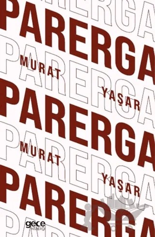 Parerga – Murat Yaşar – Gece Kitaplığı kitap kapağı
