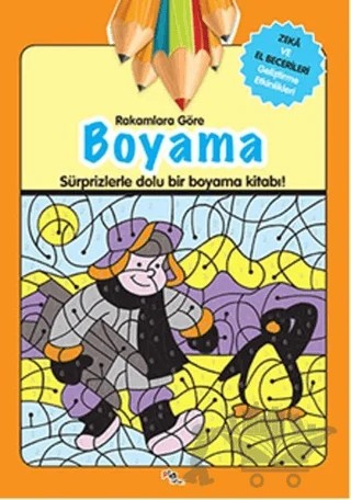 Rakamlara Göre Boyama – Kolektif – Pia Çocuk Yayınları kitap kapağı