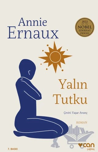 Yalın Tutku – Annie Ernaux – Can Yayınları kitap kapağı