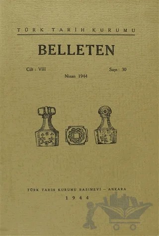 Belleten Sayı: 30 Cilt: 8 – Türk Tarih Kurumu Yayınları kitap kapağı