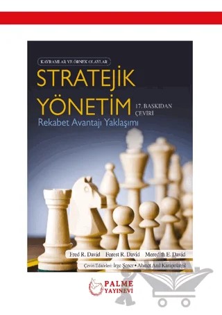 Stratejik Yönetim – Fred R. David, Forest R. David, Meredith E. David – Palme Yayıncılık kitap kapağı
