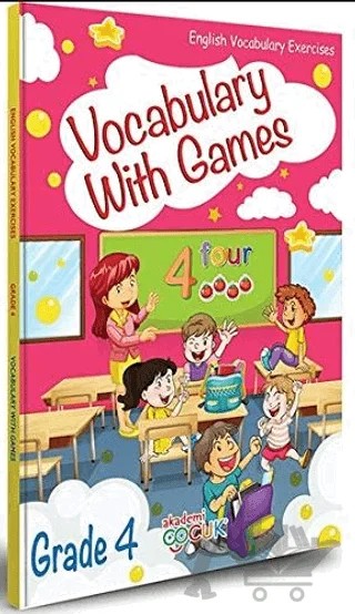Vocabulary With Games Grade 4 – Kolektif – Akademi Çocuk kitap kapağı