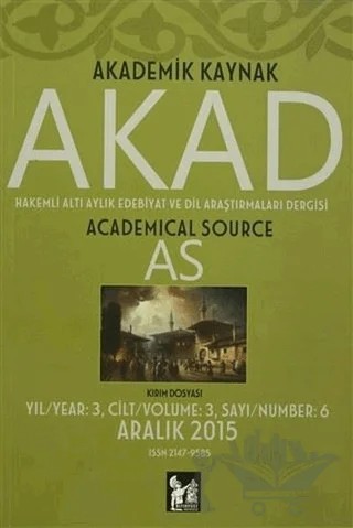 Akad Akademik Kaynak Dergisi Sayı: 6 – Kolektif – Altın Post Yayıncılık kitap kapağı