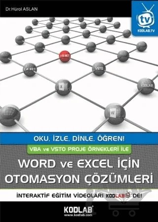 Word ve Excel İçin Otomasyon Çözümleri – Hürol Aslan – Kodlab Yayın Dağıtım kitap kapağı