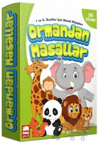 Ormandan Masallar Seti - 30 Kitap – Kolektif – Ema Çocuk kitap kapağı