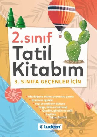 2. Sınıf Tatil Kitabım – Kolektif – Tudem Yayınları - Bayilik kitap kapağı