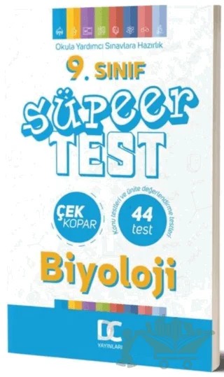 9. Sınıf Biyoloji Süper Test Çek Kopar – Kolektif – Doğru Cevap Yayınları kitap kapağı