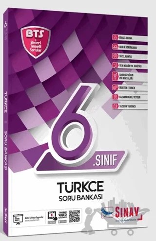 6. Sınıf Türkçe Soru Bankası – Kolektif – Sınav Yayınları kitap kapağı