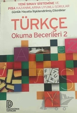 Türkçe Okuma Becerileri 2 – Kolektif – Düşündüren Yayınları kitap kapağı