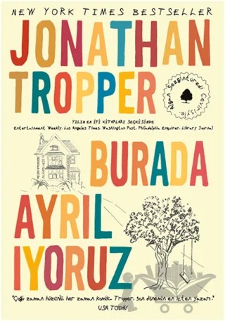 Burada Ayrılıyoruz – Jonathan Tropper – April Yayıncılık kitap kapağı